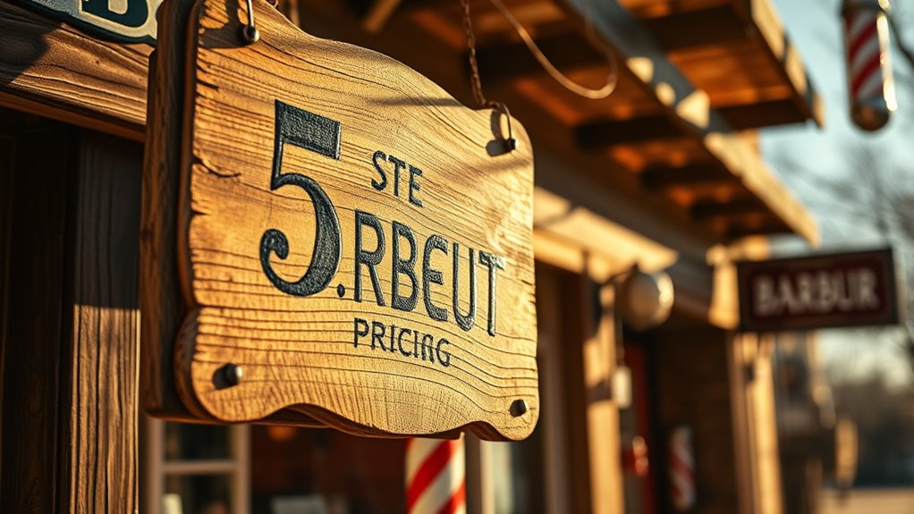 barber shop pricing details