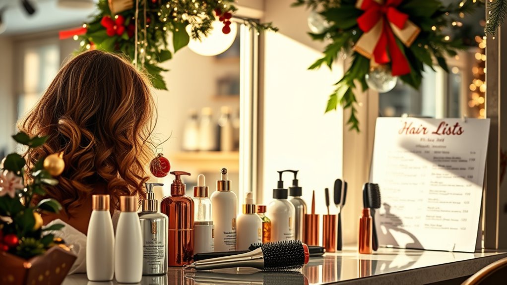 festive haircut price list