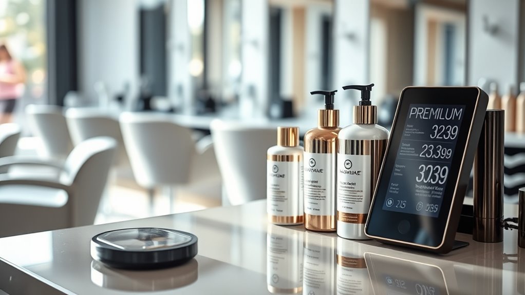 hair salon service prices