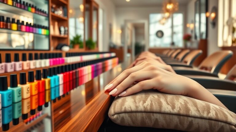 nail salon service costs